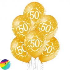 Baloni številka 50 Zlati